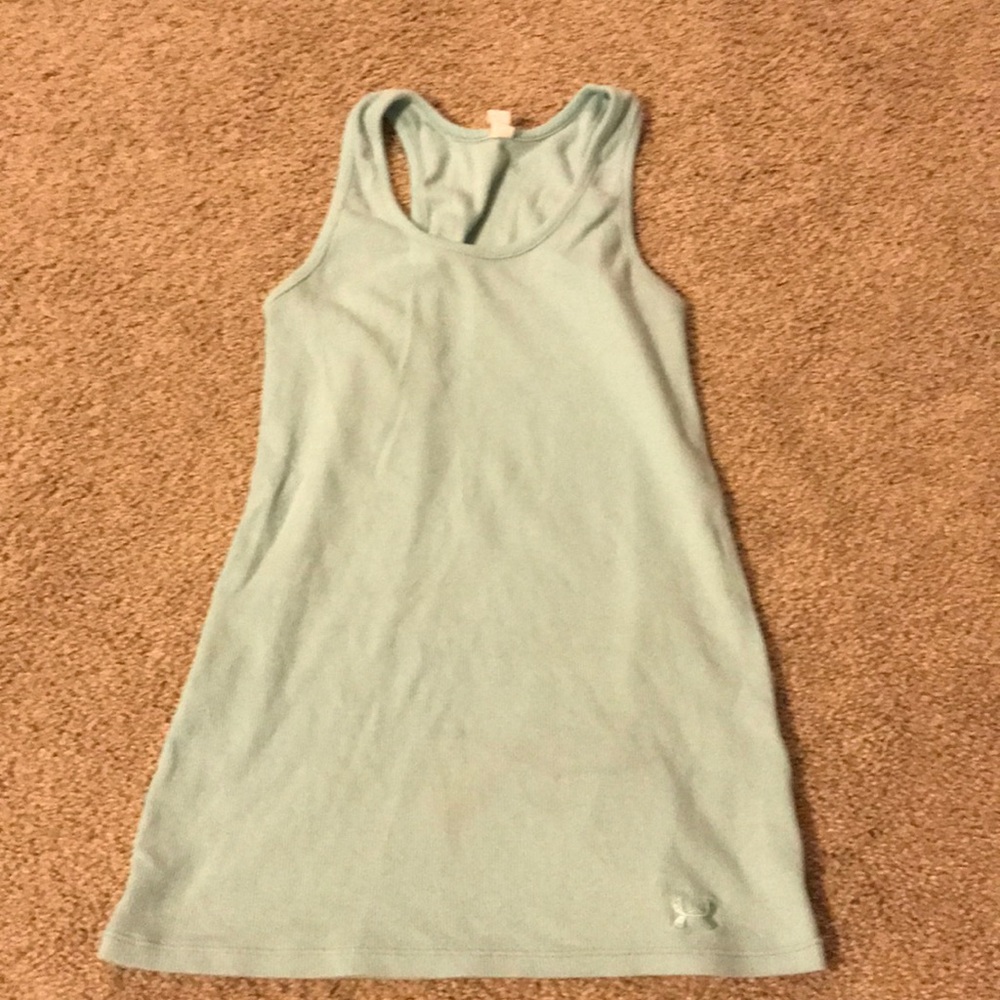 Teal Under Armour tank